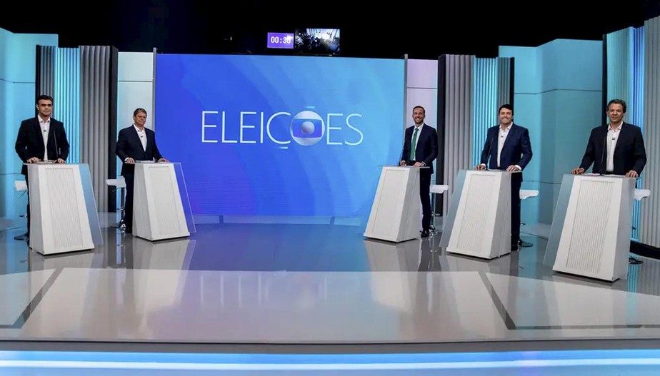Líderes Haddad e Tarcísio atuam para escantear Garcia em debate na TV Globo