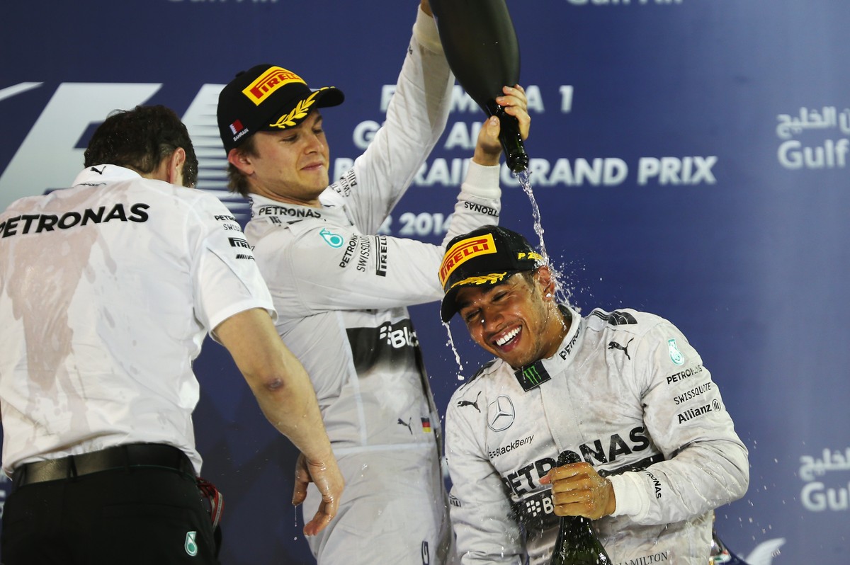 Há cinco anos, Hamilton e Rosberg escreveram primeiro ...