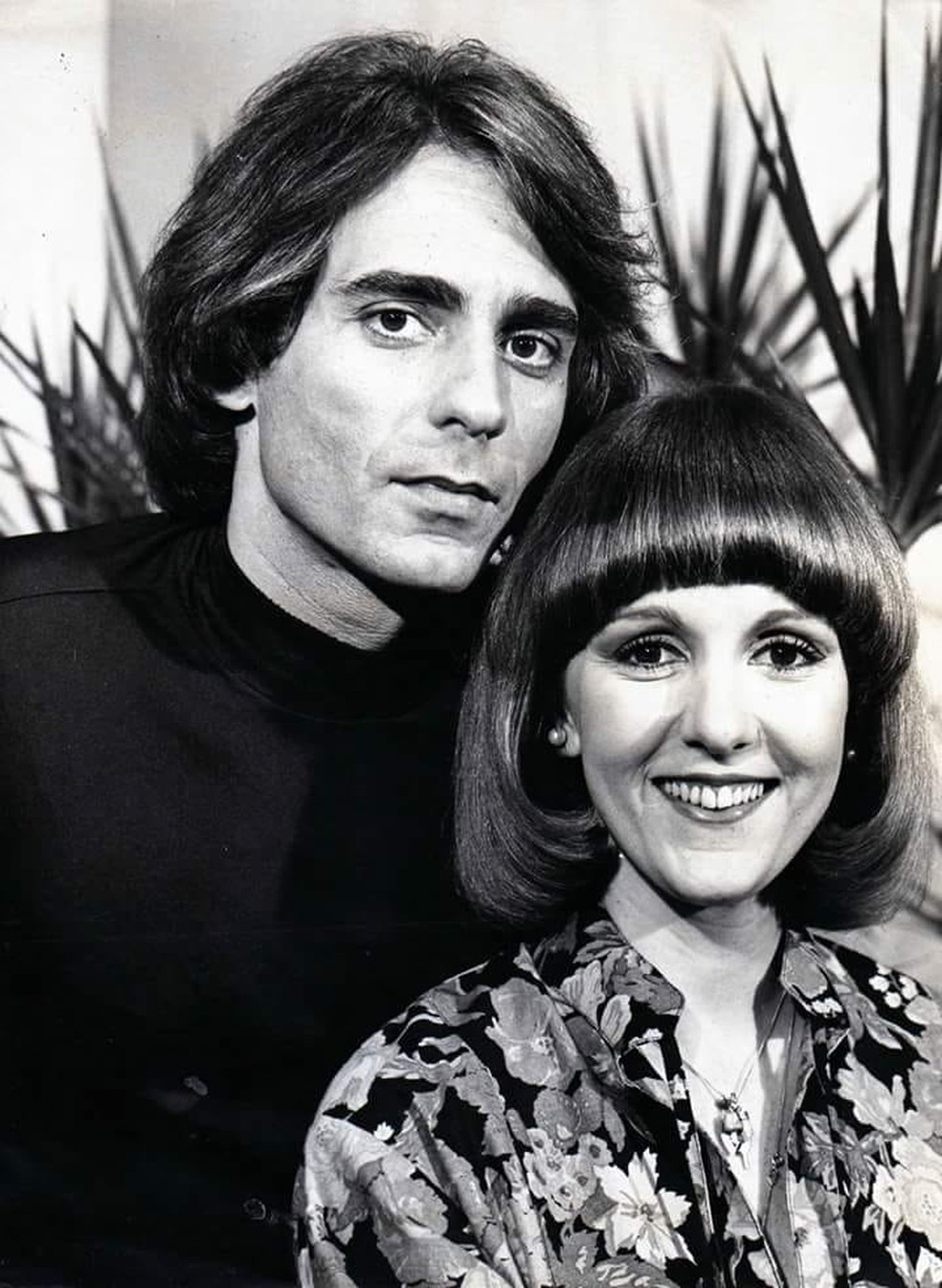 João Paulo Adour interpretava 'Ivan' e Patrícia Bueno era 'Gisa' na época da gravação da novela 'Dona Xepa', da Rede Globo, em 1977 (Foto: Arquivo pessoal / Patrícia Bueno)