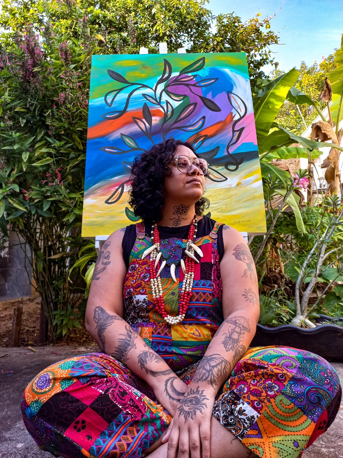 Sobre(viver) através de arte: a pintura como forma de expressão para uma mulher pansexual, indígena e autista em RO