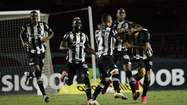 São Paulo x Ceará, comemoração Fabinho