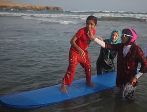 Surfe no Irã (Foto: Arquivo Pessoal)