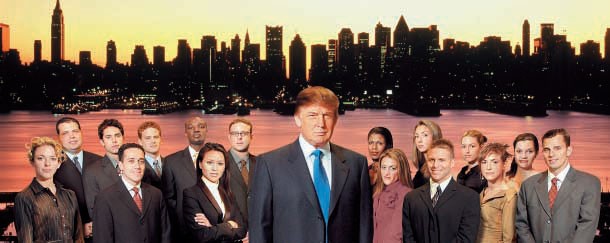 Donald Trump na primeira temporada de 'O Aprendiz' (Foto: Divulgação)