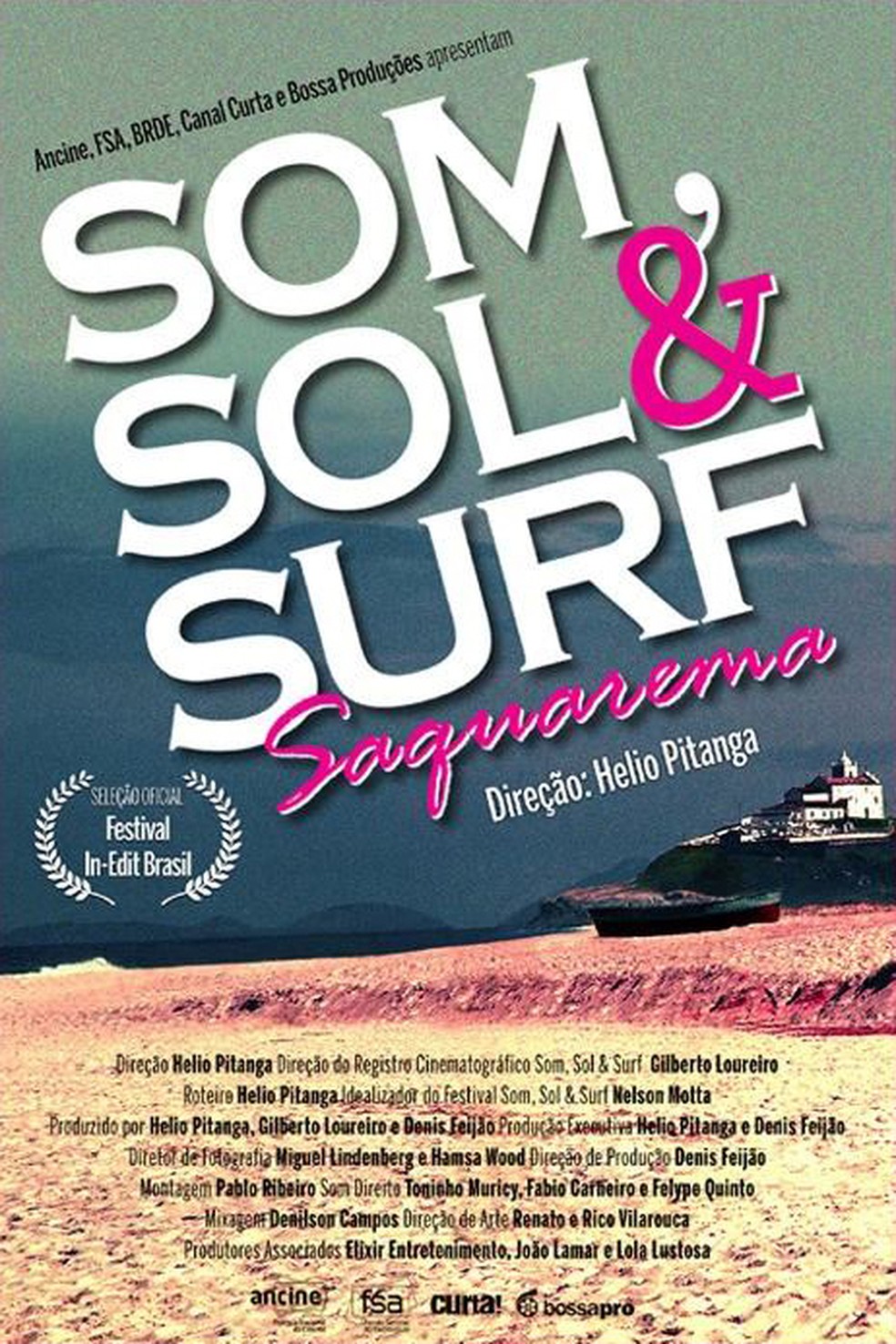 Cartaz do filme 'Som, sol & surf – Saquarema' — Foto: Reprodução
