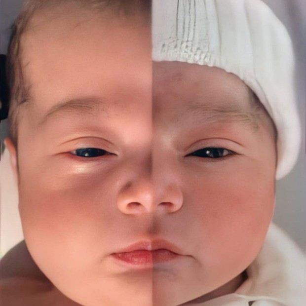 Saulo Poncio faz comparação entre os dois filhos: Davi, à esquerda e Henri, à direita (Foto: reprodução/Instagram)