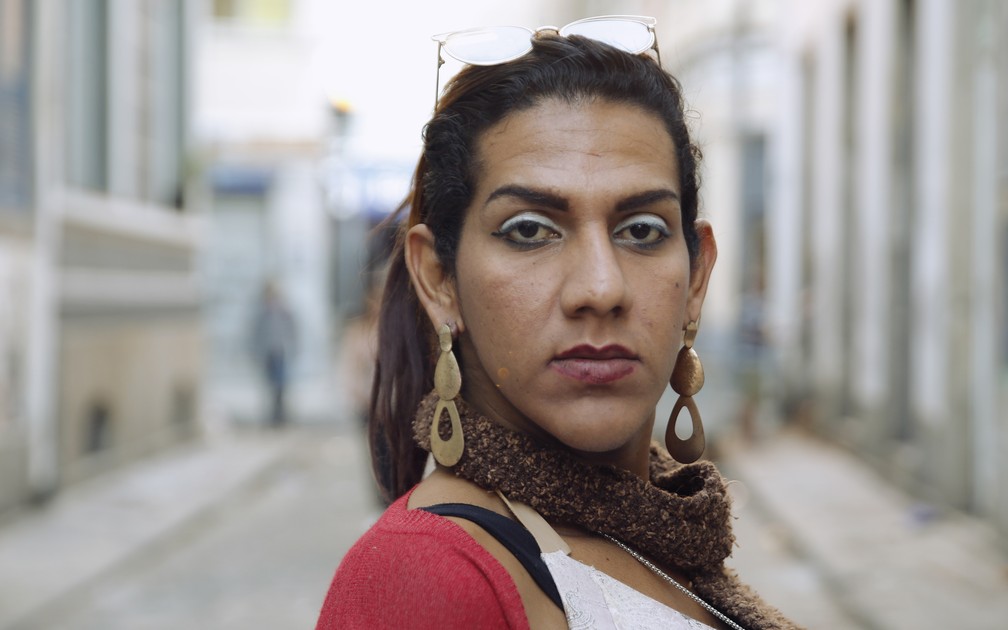 Venezuelana Francis Lombardi foi agredida por trÃªs homens no Rio (Foto: Marcos Serra Lima/ G1)