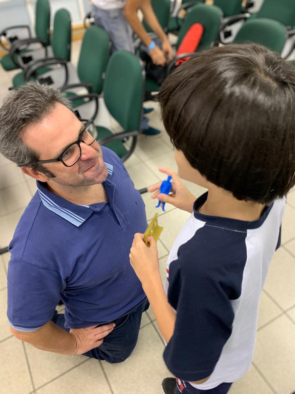 Professor oferece modelo 3D gratuitamente a professores e responsáveis para reprodução pedagógica. — Foto: Renato Frosch