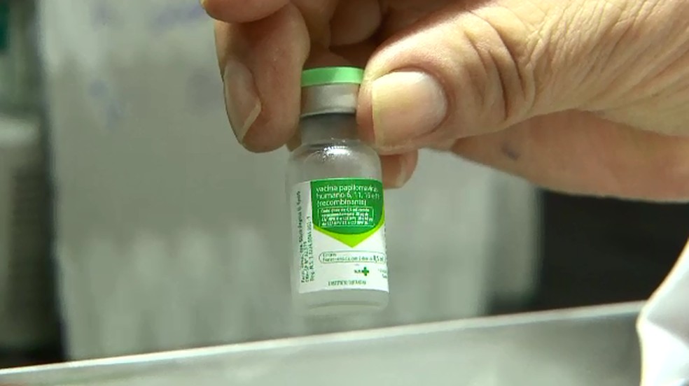 Vacina contra HPV distribuída pelo SUS para a rede pública de Saúde — Foto: TV Globo/Reprodução