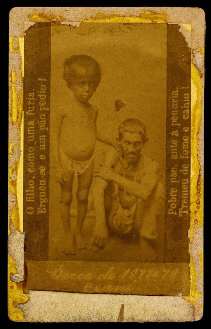 Grande seca de 1877 espalhou pobreza e misÃ©ria pelo CearÃ¡ â€” Foto: Acervo Biblioteca Nacional