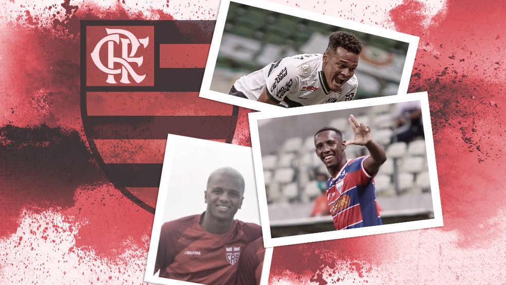 Rodrigo Muniz, Yuri C&eacute;sar e Bill s&atilde;o alguns dos emprestados do Flamengo &mdash; Foto: ge