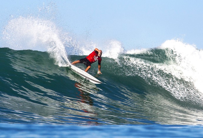 Kelly Slater, etapa de Trestles do Circuito Mundial de Surf (Foto: Agência AP)