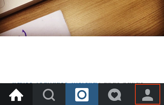 Acessando a guia perfil no app do Instagram (Foto: Reprodução/Edivaldo Brito)