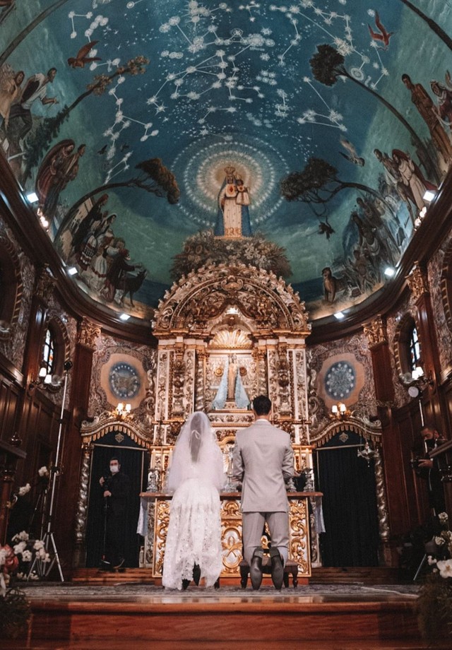 Carol Celico se casa com Eduardo Scarpa (Foto: Reprodução/Instagram @brunovanenck)