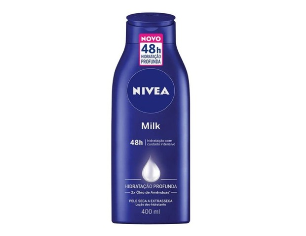 O Nivea Milk promete um cuidado intensivo diário deixando a pele hidratada por até 48 horas (Foto: Reprodução/Amazon)