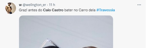 Caio Castro vira Trending Topic (Foto: Reprodução/Twitter)