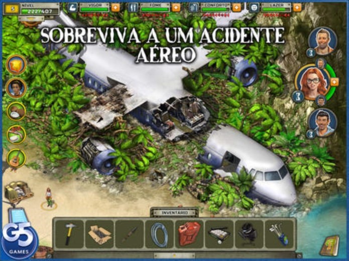 Survivor é um jogo em português com enredo muito parecido com o seriado Lost (Foto: Divulgação)