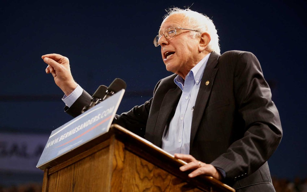 O pré-candidato democrata Bernie Sanders — Foto: Lucy Nicholson / Reuters