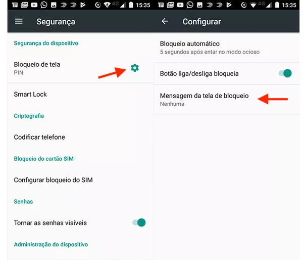 Como Adicionar Uma Mensagem Na Tela De Bloqueio Do Moto C Plus Celular Techtudo