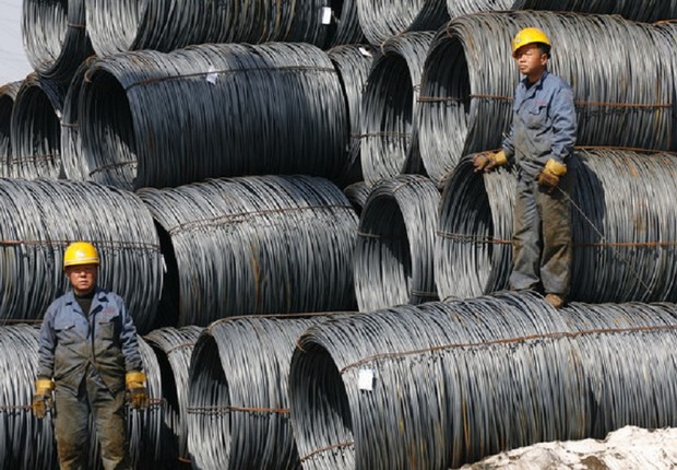 China: indústria dá sinais de recuperação ; PIB da China ; economia da China ; indústria de aço na China ; produção industrial na China ;  (Foto: Getty Images)