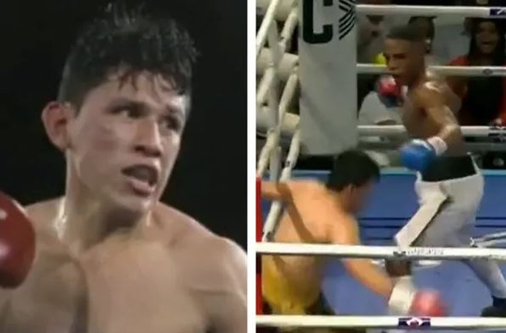Boxeador Luis Quiñones morre após sofer golpe na cabeça — Foto: Reprodução/Twitter