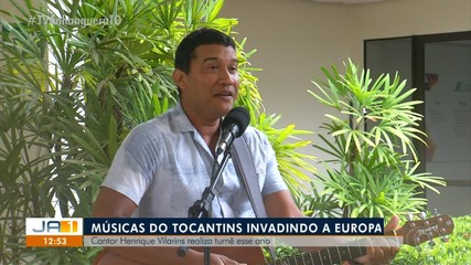 Cantor tocantinense Henrique Vilarins faz sucesso na Europa