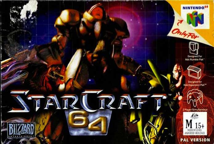 StarCraft 64 fez a Blizzard desistir dos consoles (Foto: Reprodução/GamesDBase)