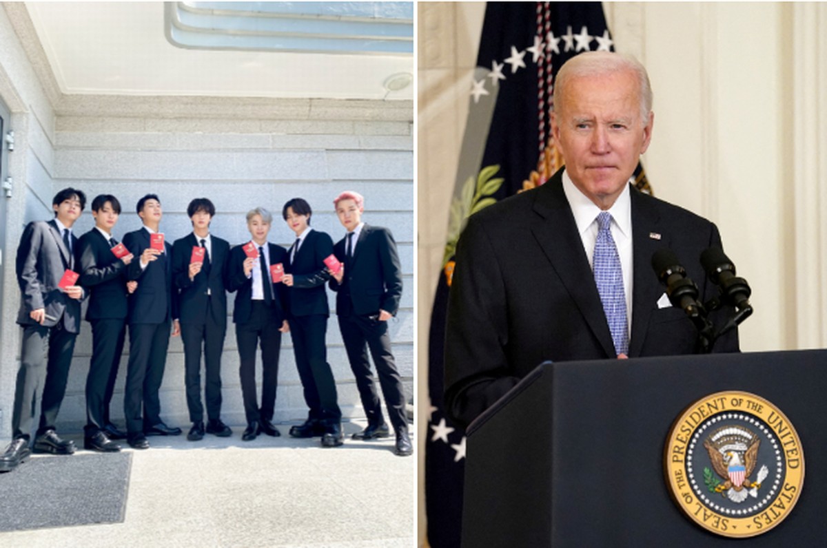 BTS vai &agrave; Casa Branca para dialogar com Joe Biden sobre crimes de &oacute;dio contra asi&aacute;ticos nos EUA