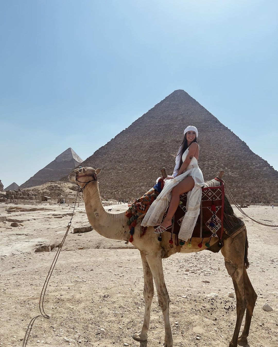 Maria Lina abre álbum de fotos de viagem ao Egito (Foto: Reprodução/Instagram)