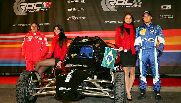 Felipe Massa Nelsinho Piquet Race of Champions 2005