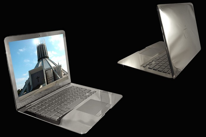 MacBook Air Supreme Platinum Edition, da Stuart Hughes (Foto: Divulgação)