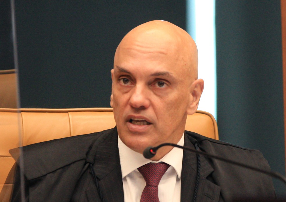 Ministro Alexandre de Moraes em abril de 2022.  — Foto: Nelson Jr./SCO/STF