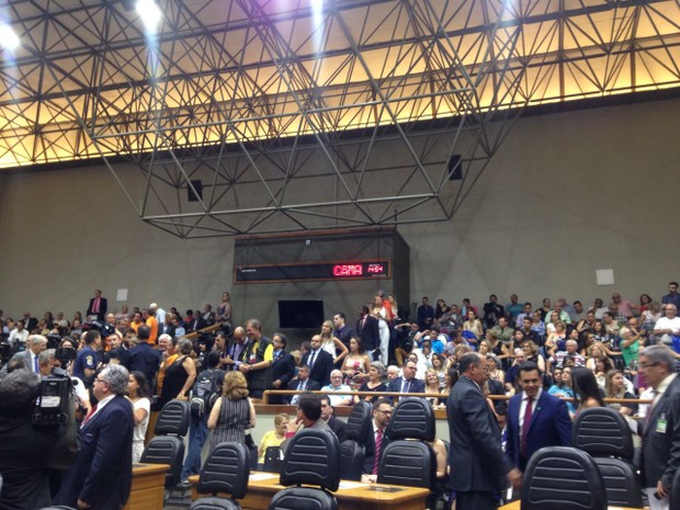 Plenário da Câmara de Vereadores (Foto: Rafaella Fraga/G1)
