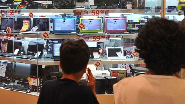 consumo, eletrônicos, shopping, vitrine, confiança (Foto: Marcello Casal Jr./Agência Brasil)