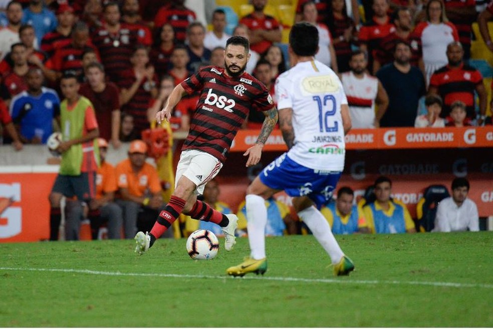 Pará em ação pelo Flamengo — Foto: Alexandre Vidal/Flamengo