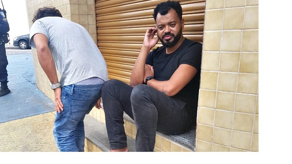 Renato, ex-Atlético, preso em BH (Foto: Divulgação Guarda Municipal)