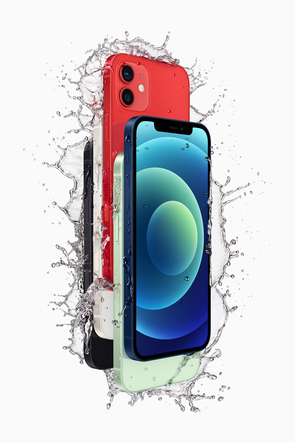 iPhone 12 pode ficar submerso à profundidade de 6 metros — Foto: Divulgação/Apple