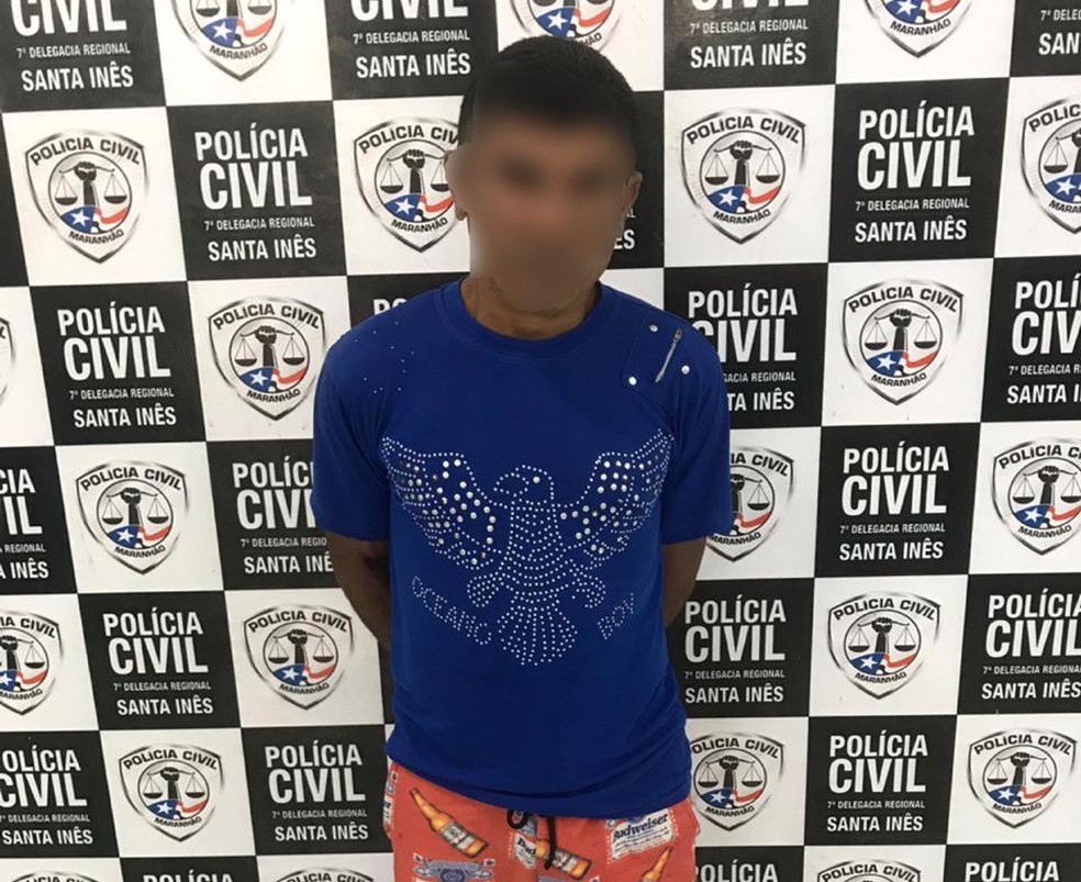 José Carlos Silva e Silva, de 37 anos, foi preso no povoado Bambu em Pindaré-Mirim (MA) — Foto: Divulgação/Polícia Civil