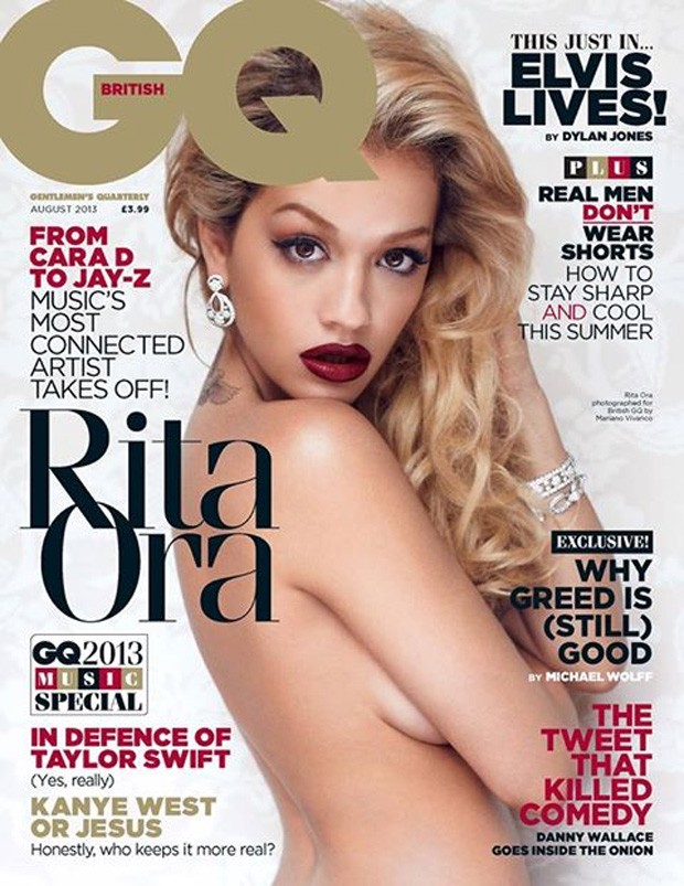 Rita Ora na capa da GQ inglesa de agosto (Foto: Mariano Vivanco/GQ UK)