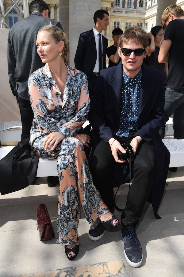A modelo Kate Moss e seu namorado, o conde Nikolai Von Bismarck (Foto: Getty Images)