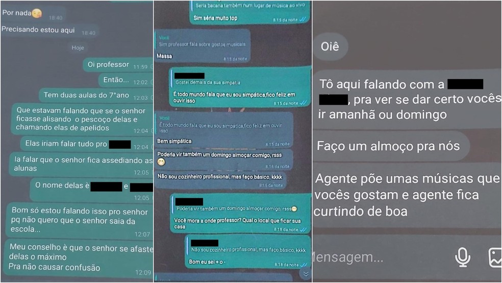 Dez alunas com idade entre 12 e 14 anos denunciam professor por assédio em escola de Cascavel, no litoral cearense; docente é investigado pela Polícia Civil — Foto: Reprodução