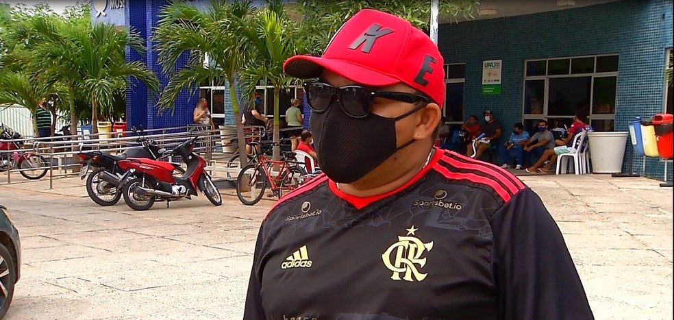 Agricultor Diego de Almeida chegou &agrave;s 5h30 na Upa do BH em busca de atendimento. &mdash; Foto: Reprodu&ccedil;&atilde;o / Intertv Cabugi