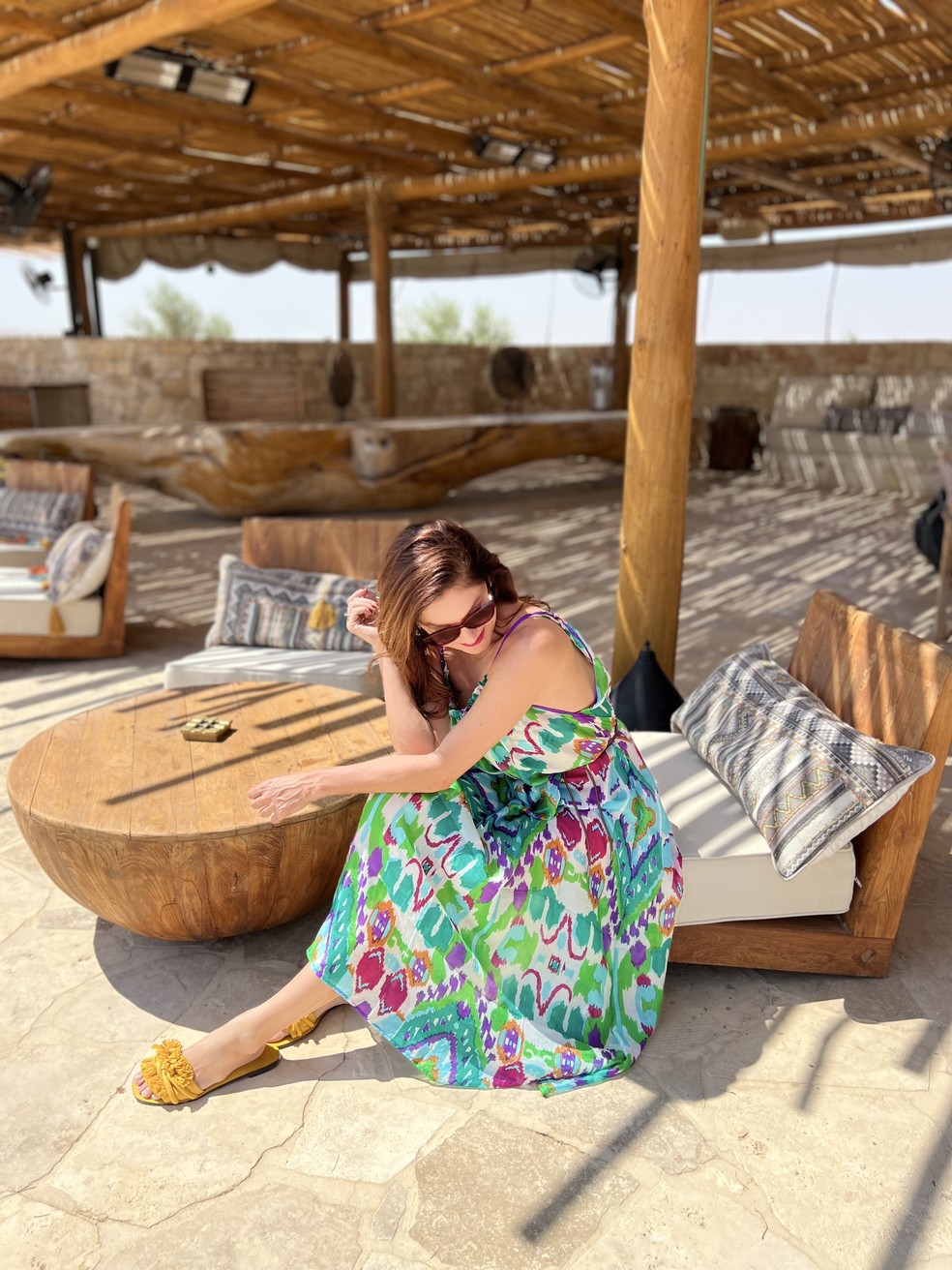 Oásis: no meio do deserto de Negev está o hotel Six Senses Shaharut, com apenas 60 suítes e vilas espalhadas pela extensa paisagem desértica — Foto: Acervo pessoal