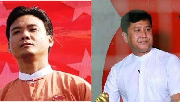 O cantor de hip-hop e ativista Phyo Zeya Thaw (D) e o ativista veterano Ko Jimmy (E) estão entre os executados (Foto: Reprodução/Twitter)