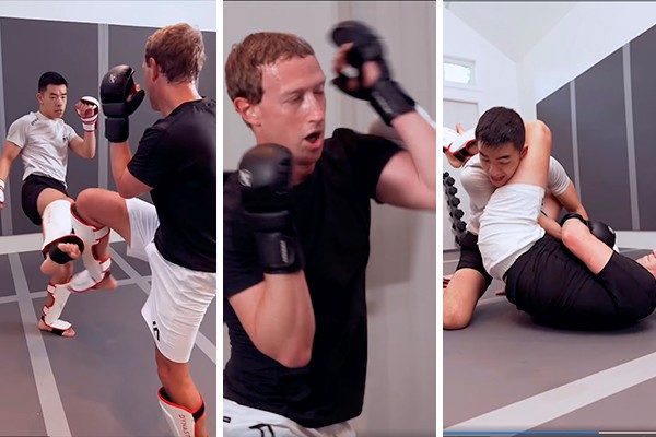 Mark Zuckerberg em treino com Khai Wu (Foto: reprodução instagram)