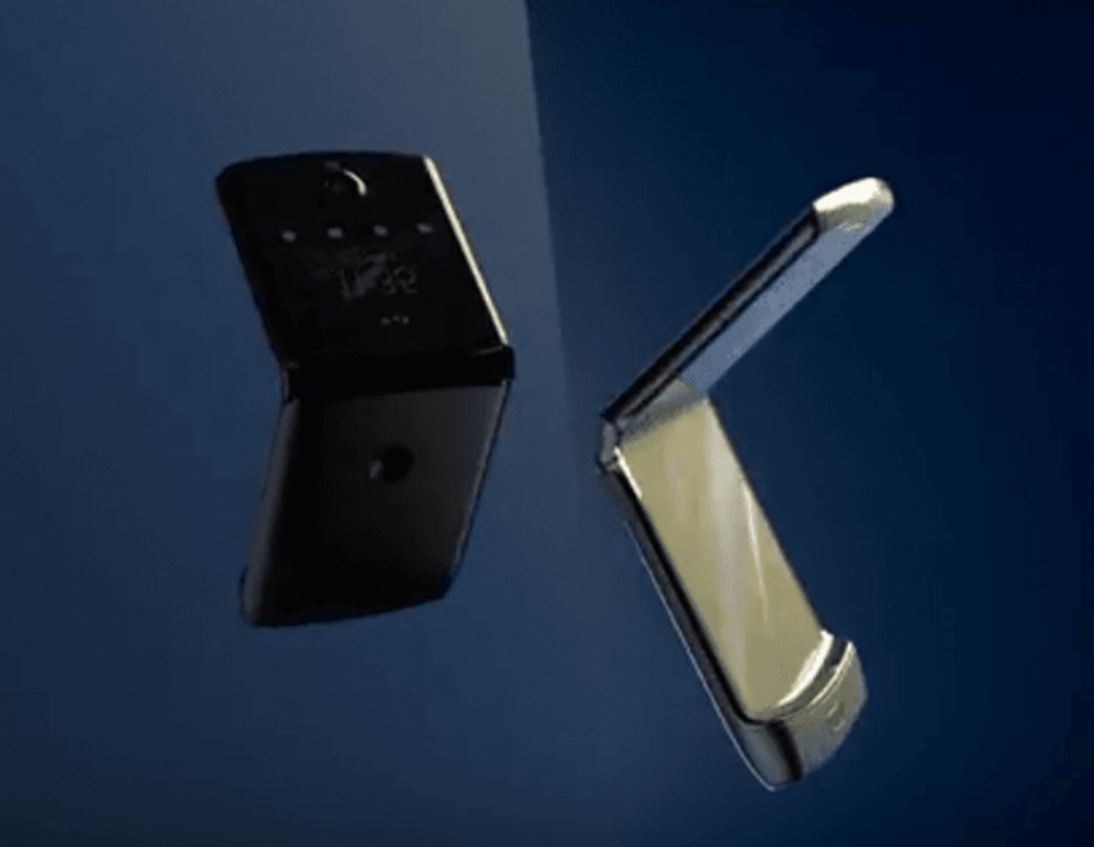 Novo Motorola V3 deve possuir sensor de impressão digital  — Foto: Reprodução/Mobiel Kopen