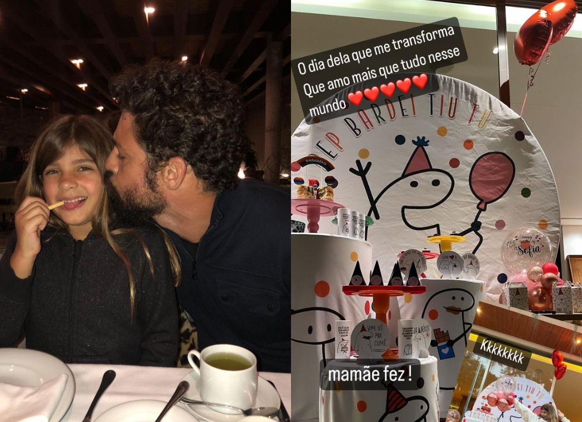 Cauã Reymond e Grazi Massafera celebram aniversário de Sofia (Foto: Reprodução/Instagram)