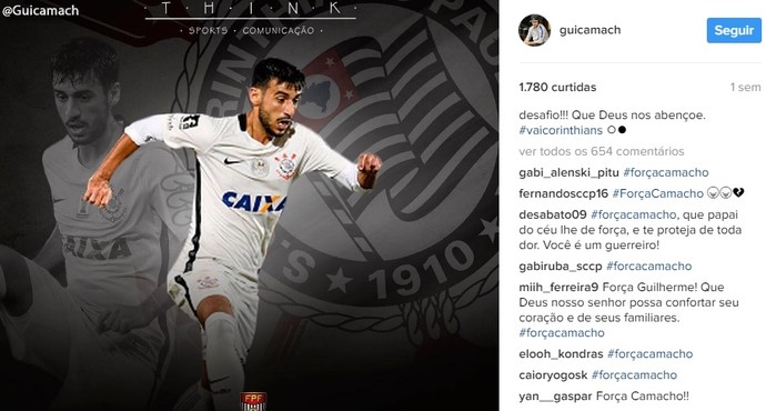 Camacho Corinthians instagram (Foto: Reprodução)