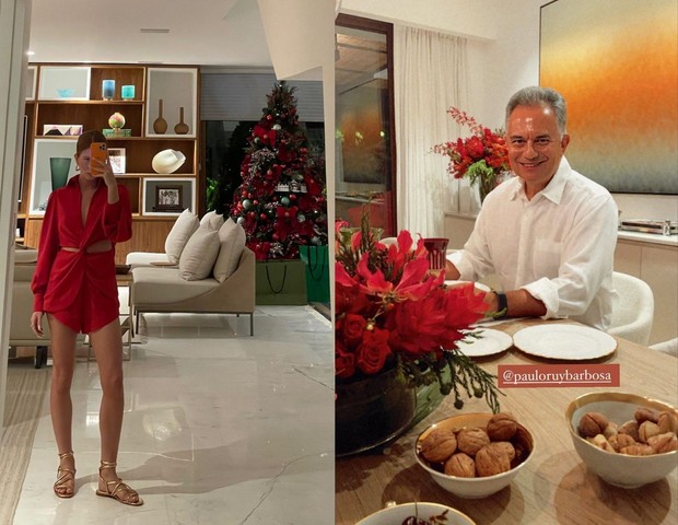 Marina Ruy Barbosa passa Natal longe do marido e na companhia dos pais (Foto: reprodução/Instagram)