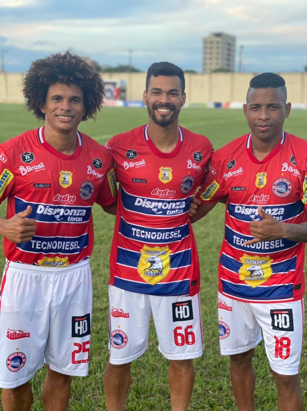 Autores de gol do Porto Velho x Rondoniense — Foto: Divulgação