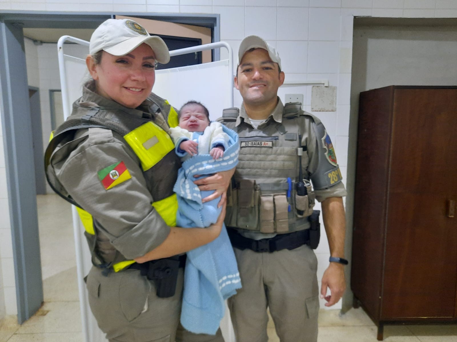 PMs realizam trabalho de parto em Butiá: 'nunca imaginei passar por uma experiência tão emocionante'